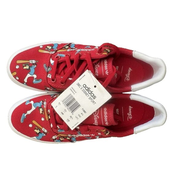 Adidas Originals 3MC C X Disney Sport Goofy adult Unisex Shoes Red NEW US 6 - Picture 2 of 13